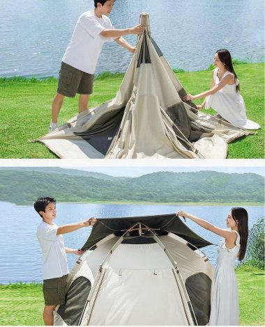 Lều cắm trại chống nắng chống thấm gấp gọn dễ sử dụng LCT015