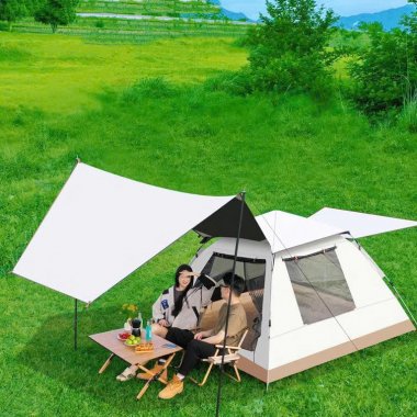 Lều cắm trại dã ngoại mái vòm siêu rộng cao cấp chống thấm LCT004