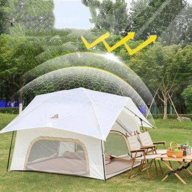 Lều cắm trại dã ngoại tự bung 2 lớp cho nhóm 3 4 người LCT008