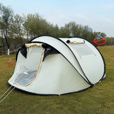Lều cắm trại du lịch dạng thuyền mở nhanh gấp gọn siêu tốc LCT011