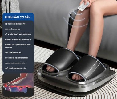 Máy Massage chân đa năng 3D tích hợp khí nén và xoa bóp tự nhiên MASS005