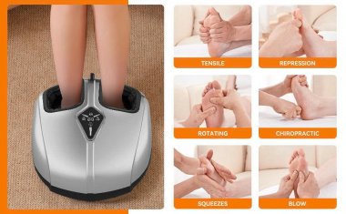 Máy massage chân hồng ngoại làm ấm nhiệt 45°C thư giãn hiệu quả MASS011
