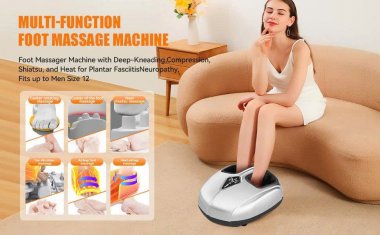 Máy massage chân hồng ngoại làm ấm nhiệt 45°C thư giãn hiệu quả MASS011