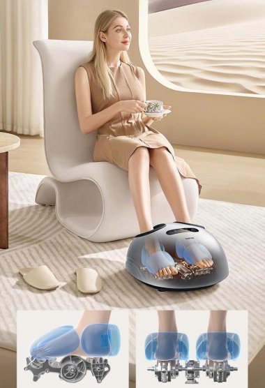 Máy Massage chân supor toàn diện công nghệ đôi nhiệt hồng ngoại MASS008
