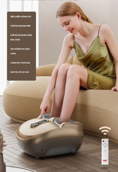 Máy massage chân thông minh 8D Massage sâu ôm trọn bàn chân MASS012