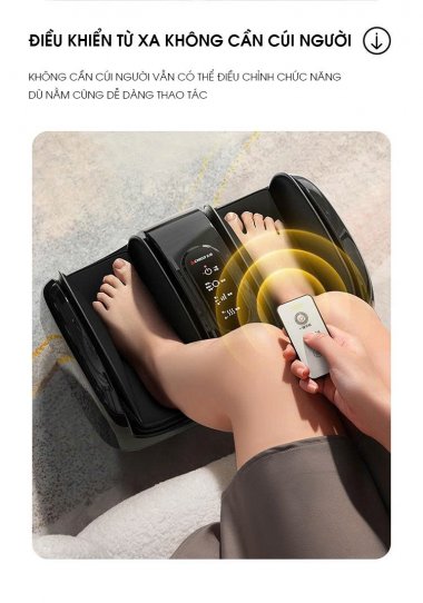 Máy massage chân thông minh đa chức năng cảm ứng nhiệt MASS010