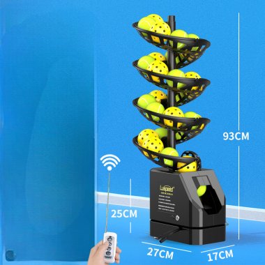 Máy Phóng Bắn Bóng Pickleball Pin Sạc 5200mAh Điều Khiển Không Dây, 7 Tầng Chứa Bóng 001