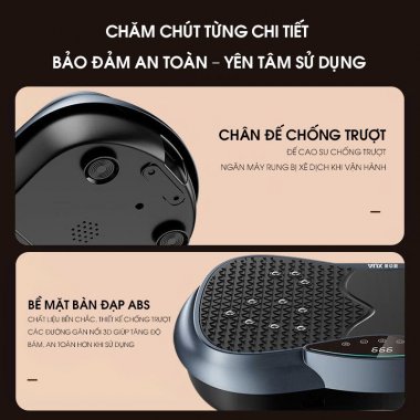 Máy rung giảm mỡ 3 vùng nhiều cấp độ DCTT010