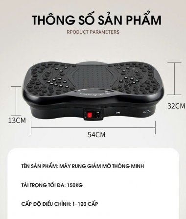 Máy rung giảm mỡ toàn thân thông minh đa tính năng DCTT008