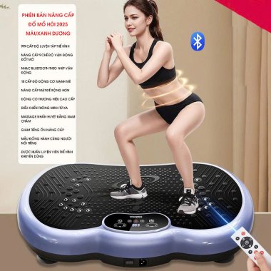 Máy rung tập giảm cân định hình cơ thể 999 cấp độ kết hợp bluetooth DCTT009