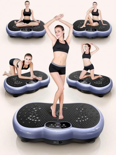 Máy rung tập giảm cân định hình cơ thể 999 cấp độ kết hợp bluetooth DCTT009