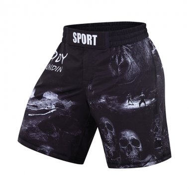 Quần short Rashguard tập luyện BJJ MMA hoa văn 050