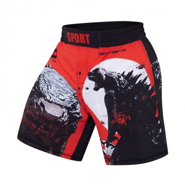 Quần short Rashguard tập luyện BJJ MMA hoa văn 050