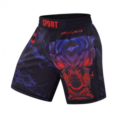 Quần short Rashguard tập luyện BJJ MMA hoa văn 050