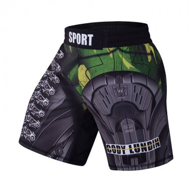 Quần short Rashguard tập luyện BJJ MMA hoa văn 050