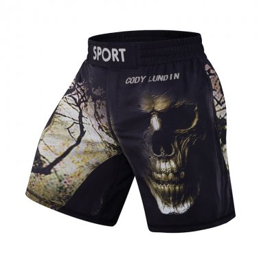 Quần short Rashguard tập luyện BJJ MMA hoa văn 050