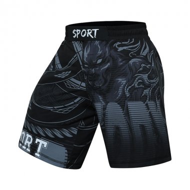 Quần short Rashguard tập luyện BJJ MMA hoa văn 050