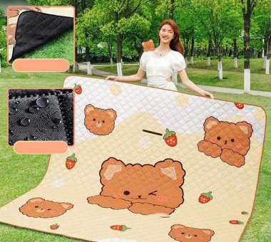 Thảm dã ngoại cắm trại gấp gọn chóng thấm 200x200cm DCCT023