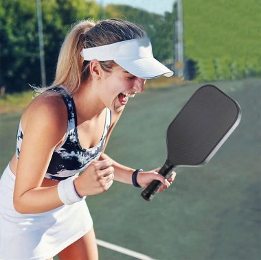 Vợt Pickleball 3k trơn 16mm sợi carbon cao cấp chuyên nghiệp 014