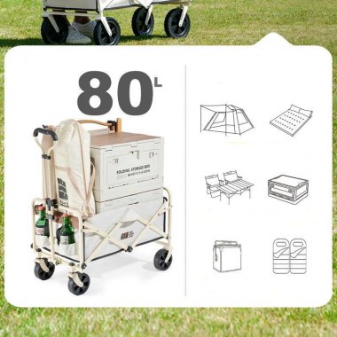 Xe kéo dã ngoại cắm trại gấp gọn nhỏ gọn dễ dàng mang theo DCCT015