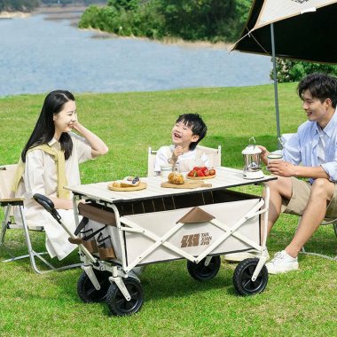 Xe kéo dã ngoại cắm trại gấp gọn nhỏ gọn dễ dàng mang theo DCCT015
