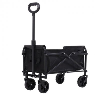 Xe kéo gấp gọn đa năng dã ngoại cắm trại tải trong lớn bánh xe xoay 360 độ chóng trượt DCCT014