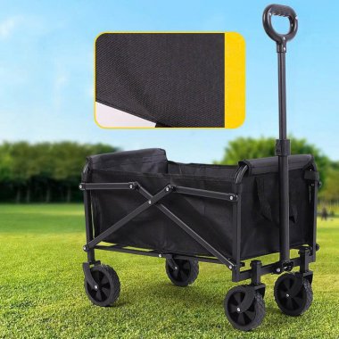 Xe kéo gấp gọn đa năng dã ngoại cắm trại tải trong lớn bánh xe xoay 360 độ chóng trượt DCCT014